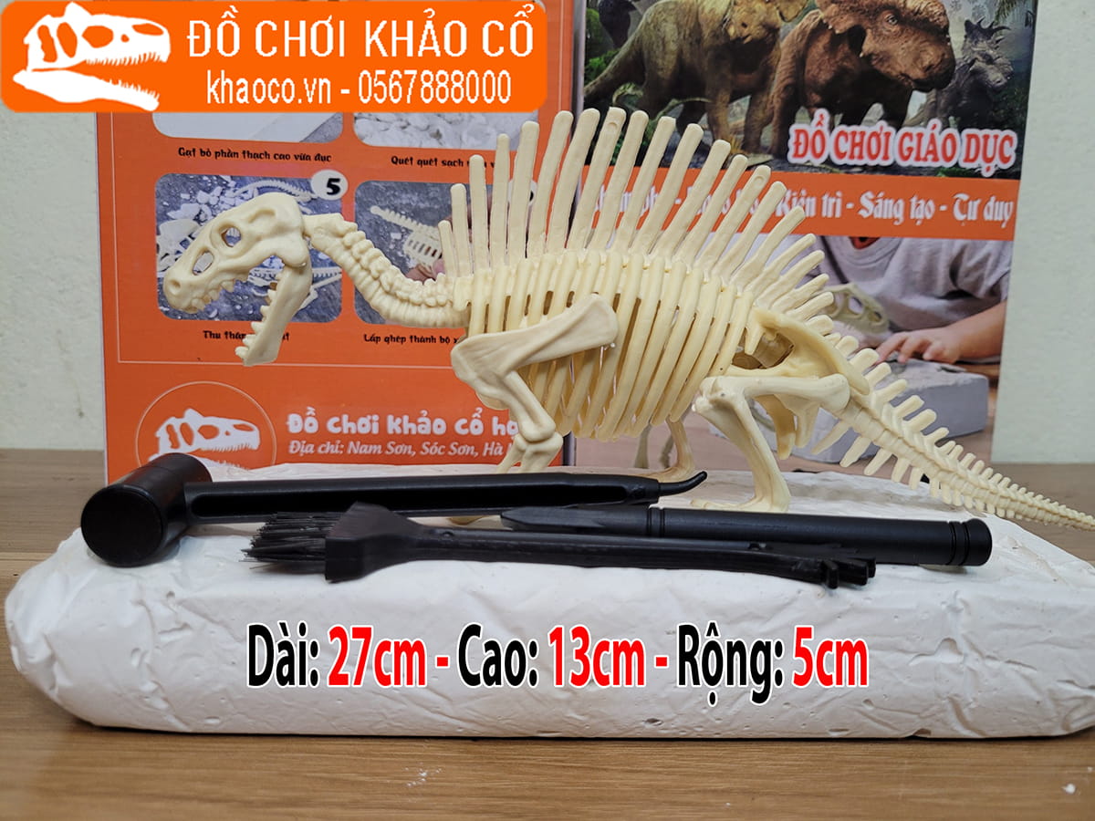 Bộ đồ chơi đào hóa thạch khủng long Spinosaurus