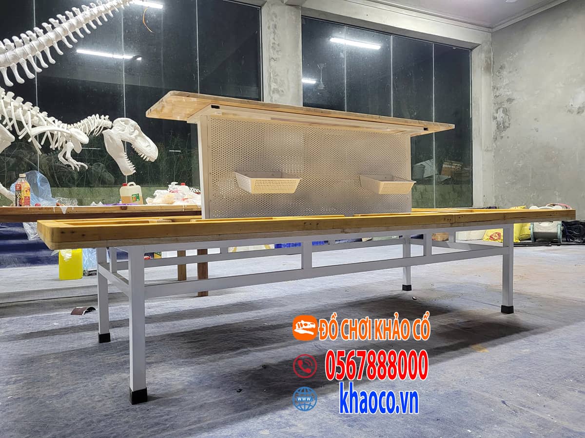 Bàn chơi khảo cổ học 10 người 2,4m