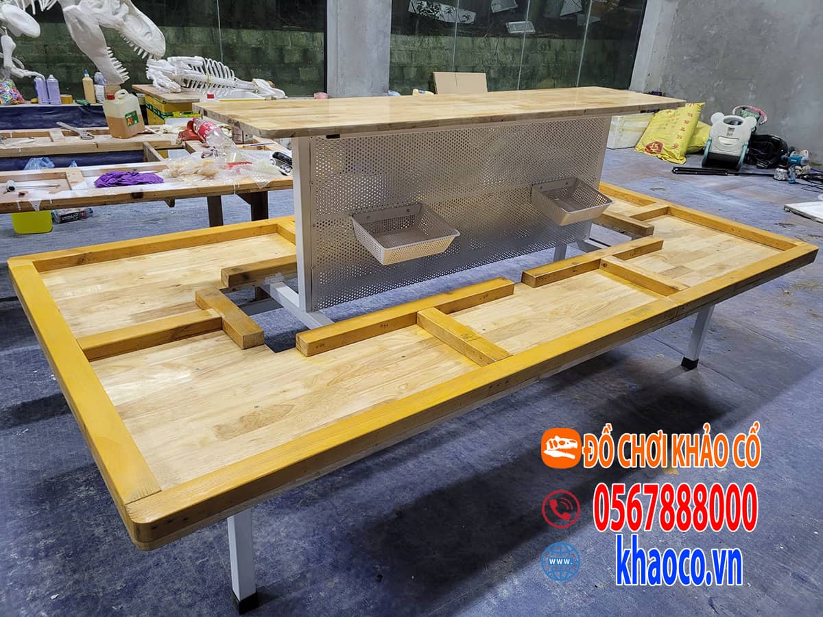 Bàn chơi khảo cổ học 10 người 2,4m