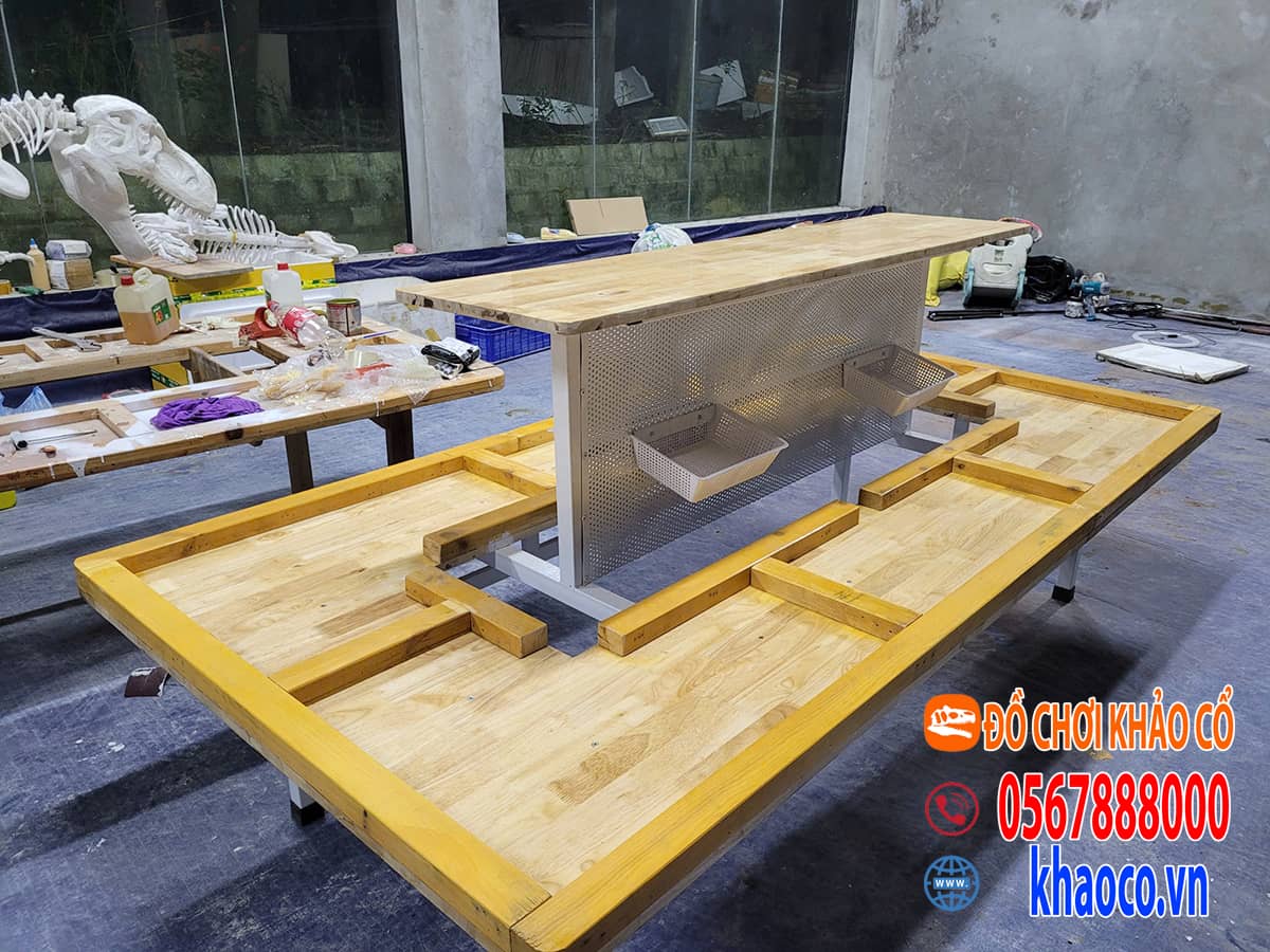 Bàn chơi khảo cổ học 10 người 2,4m