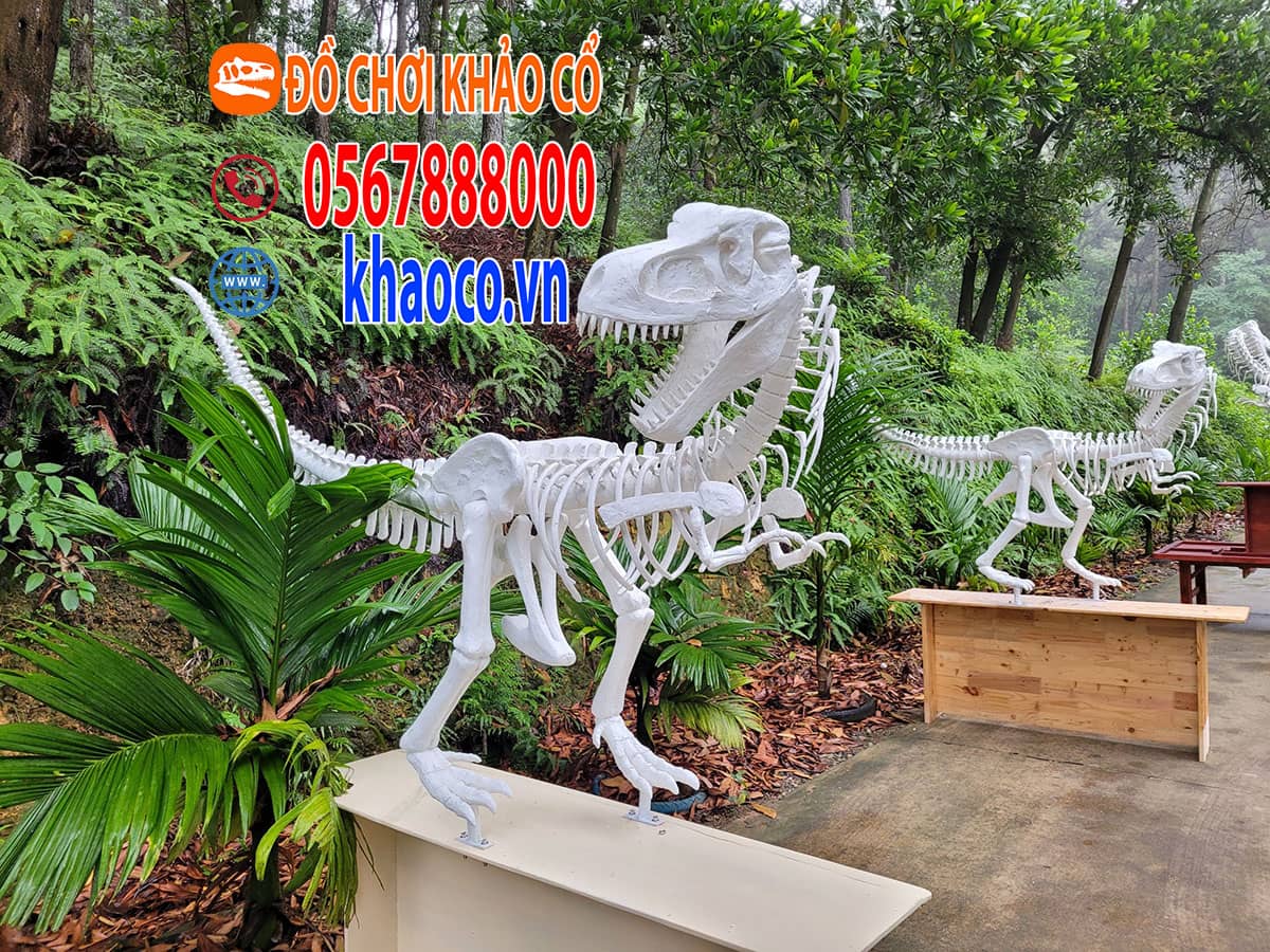 Mô hình khủng long trưng bày khu vui chơi