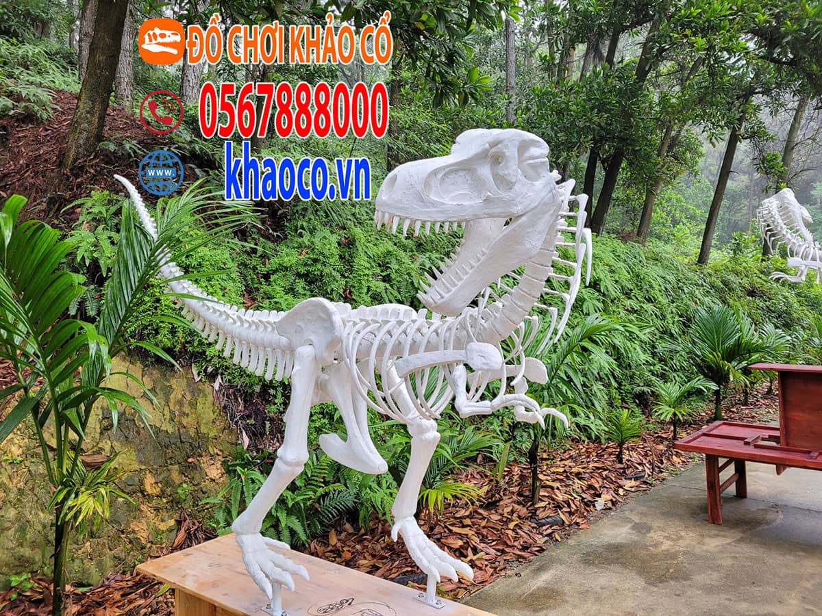 Mô hình khủng long trưng bày khu vui chơi
