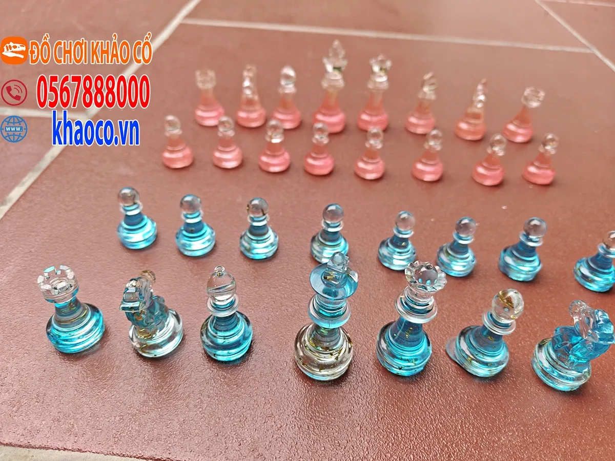 gia công resin cờ vua